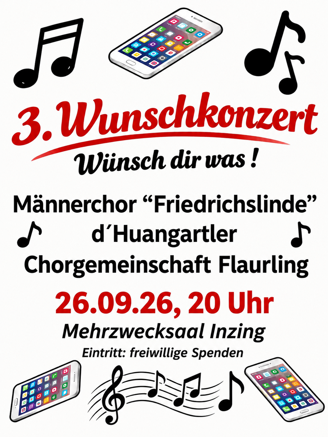 Plakat 3. Wunschkonzert